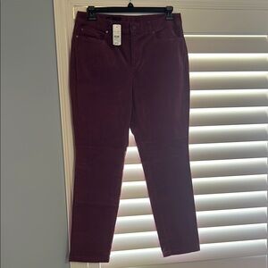 Brooks Brothers women’s Burgundy Corduroy Pants NWT size 12
